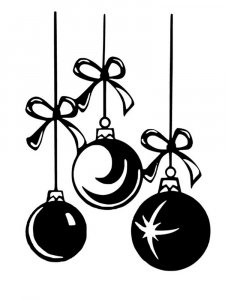 Трафарет на окна к новому году 29