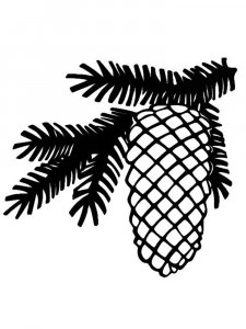 Трафарет на окна к новому году 35