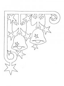 Трафарет на окна к новому году 13