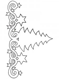 Трафарет на окна к новому году 17