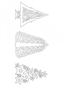 Трафарет на окна к новому году 19