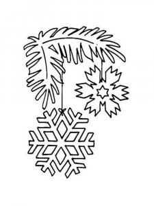 Трафарет на окна к новому году 2