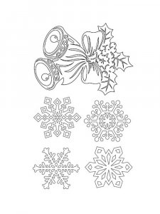 Трафарет на окна к новому году 23