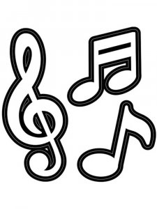 Трафарет Ноты 1