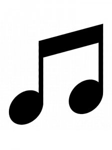 Трафарет Ноты 12