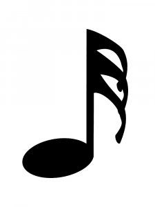 Трафарет Ноты 18