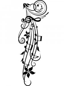 Трафарет Ноты 2