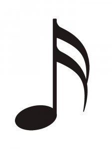 Трафарет Ноты 20