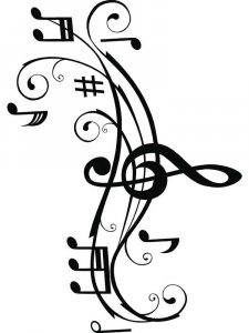 Трафарет Ноты 3