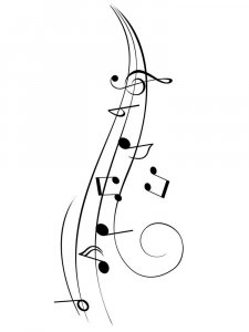 Трафарет Ноты 4