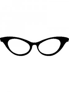Трафарет очков 11