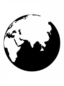 Трафарет Планеты 12