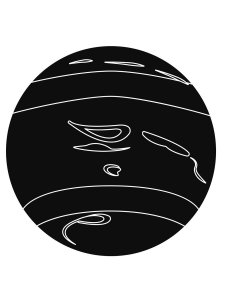 Трафарет Планеты 14