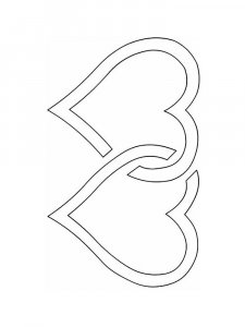 Трафарет Сердца 1