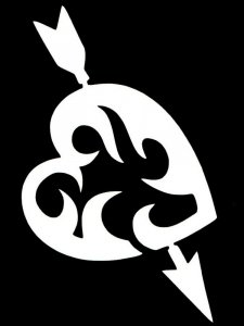 Трафарет Сердца 27