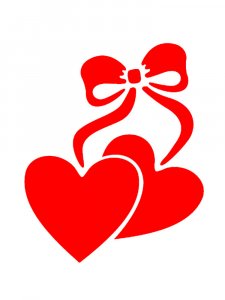 Трафарет Сердца 29