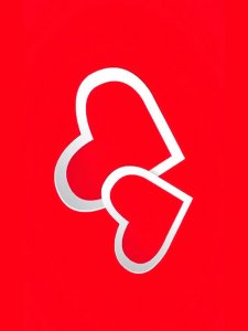 Трафарет Сердца 30