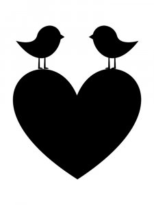 Трафарет Сердца 31