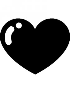 Трафарет Сердца 33