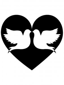Трафарет Сердца 35