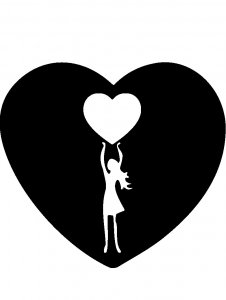 Трафарет Сердца 39