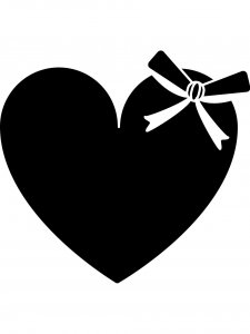 Трафарет Сердца 41