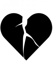 Трафарет Сердца 43