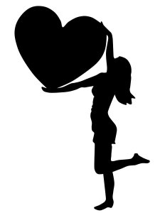 Трафарет Сердца 44