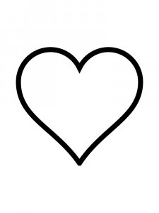 Трафарет Сердца 6