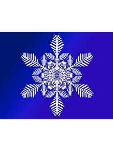 Трафарет Снежинки 15