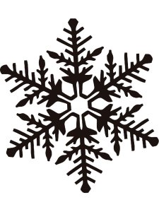 Трафарет Снежинки 24