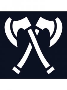 Трафарет Топора 12