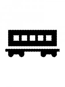 Трафарет Вагона 1