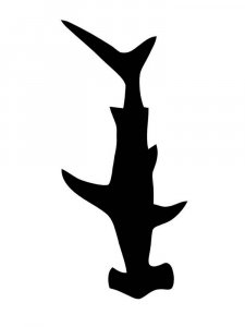 Трафарет Акулы 11