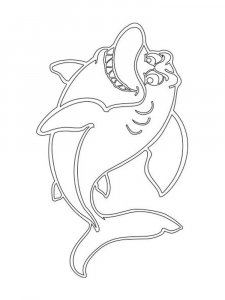 Трафарет Акулы 3