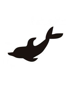 Трафарет Дельфина 3