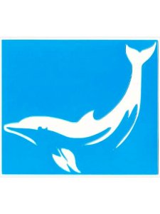 Трафарет Дельфина 9