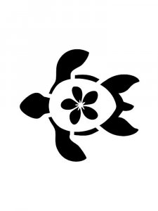 Трафарет Черепахи 10