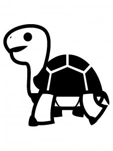 Трафарет Черепахи 17