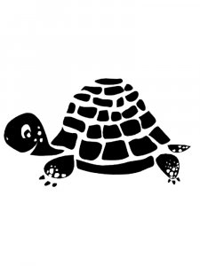 Трафарет Черепахи 19