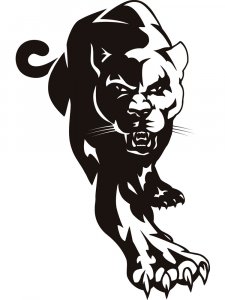 Трафарет Диких Животных 1