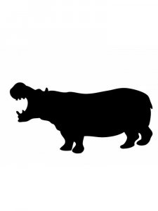 Трафарет Диких Животных 11