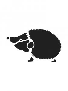 Трафарет Диких Животных 12