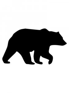 Трафарет Диких Животных 19