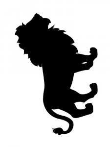 Трафарет Диких Животных 24