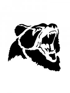 Трафарет Диких Животных 26