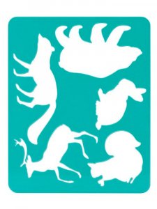 Трафарет Диких Животных 7