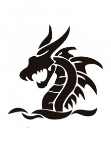 Трафарет Дракона 2