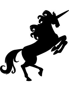 Трафарет Единорога 13