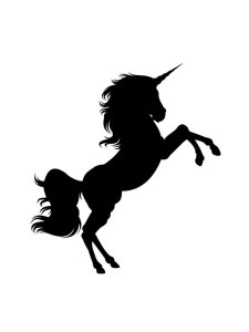 Трафарет Единорога 2